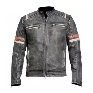 Distressed Vintage Leather Jacket