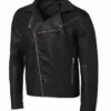 asymmtercial-zipped-wwe-superstar-Quilted-Mens-Black-Leather-Jacket