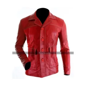 Fight-Club-Brad-Pitt-Red-Leather-Jacket-Coat