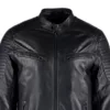 Black Cafe Racer Men Brando Motorcycle Leather Jacket