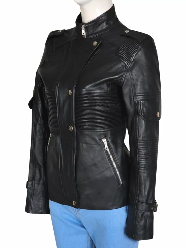 Helen Magnus Black Leather Jacket