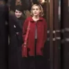 Sabrina Spellman Red Wool Coat