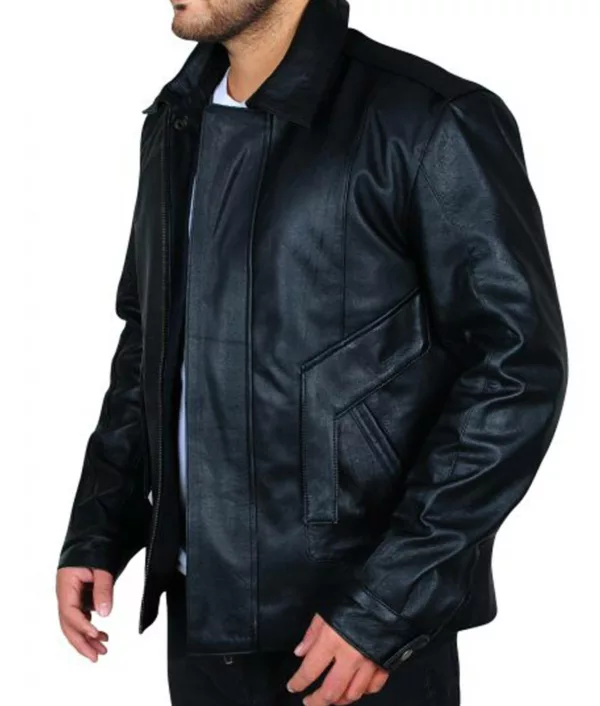 Kyle Maclachlan Twin Peaks Dale Cooper Leather Jacket