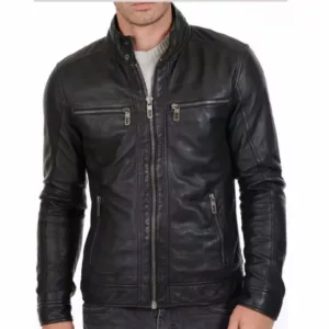 Marlboro Jacket | Vinatge Leather Biker Jacket for Men