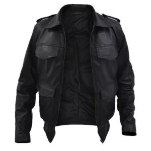 Police Leather Jacket