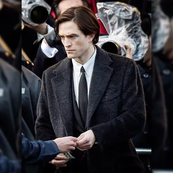 Robert Pattinson Bruce Wayne 2022 The Batman Coat