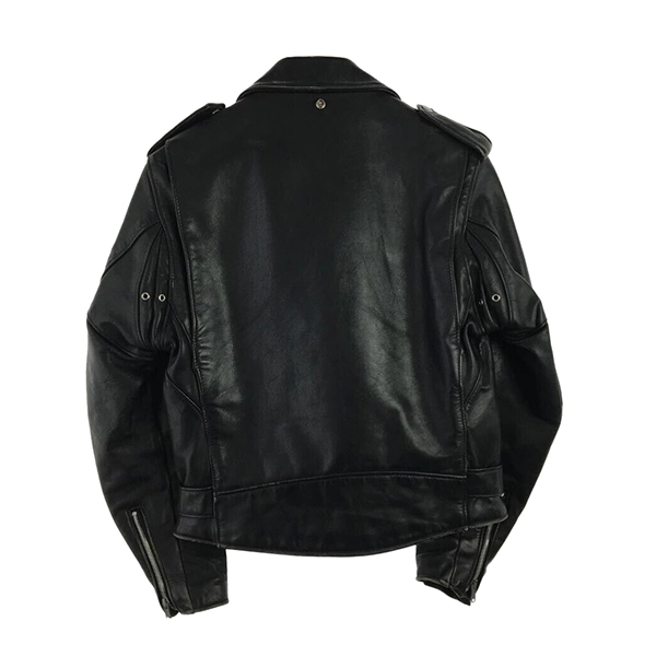 Double Rider Horsehide D-pocket Leather Jacket
