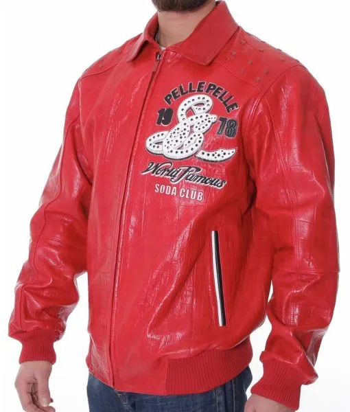 Pelle-Pelle-Leather-Red-Jacket