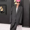 Justin Bieber Cotton Grey Grammy 2022 Suit