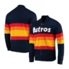 Kate Upton Astros Rainbow Stripe Jacket