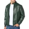 Green Motorcycle Jacket