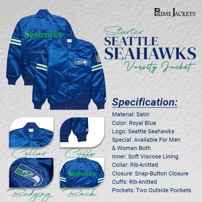 Starter Seattle Seahawks Varsity Jacket