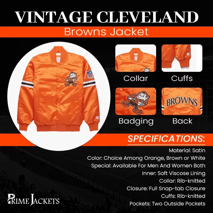 Vintage Cleveland Browns Jacket