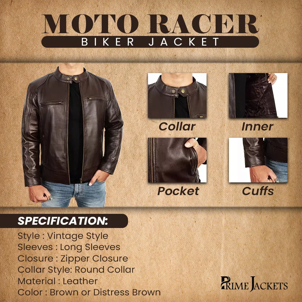 Moto Racer Biker Jacket