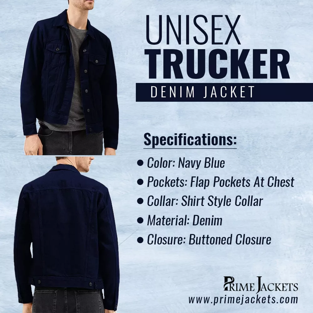 Unisex Trucker Denim Jacket