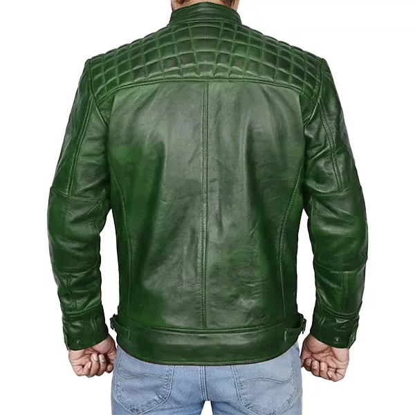 cafe-racer-green-quilted-jacket