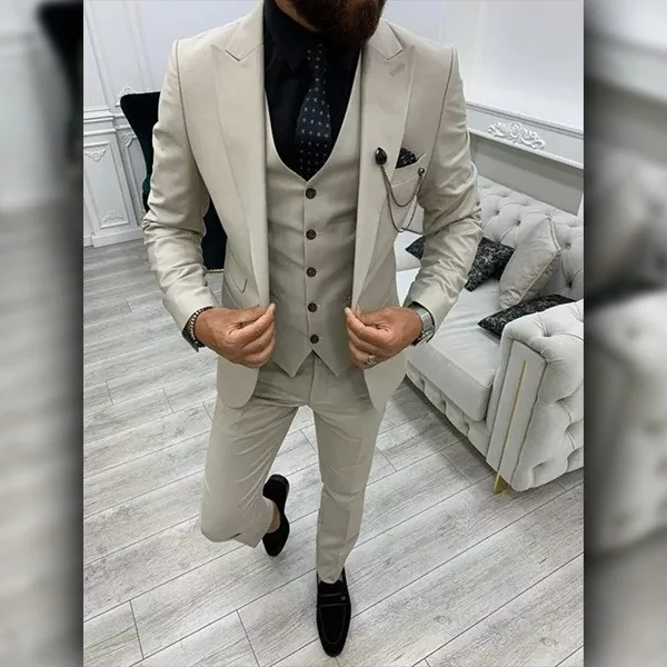 casual-mens-3-piece-beige-wedding-suit