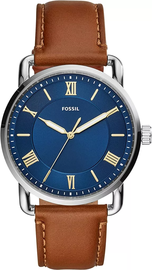 Leather Chronograph Watch by Fossil