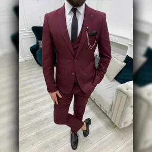 mens-3-piece-burgundy-wedding-suit