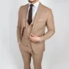mens-3-piece-tan-wedding-suit