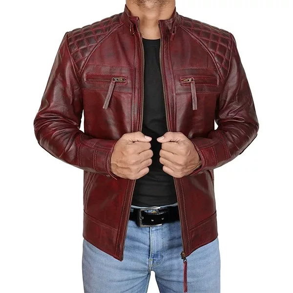 mens-burgundy-leather-quilted-jacket
