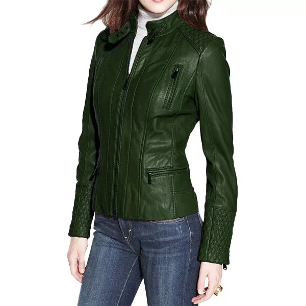 motorcycle-green-quilted-jacket