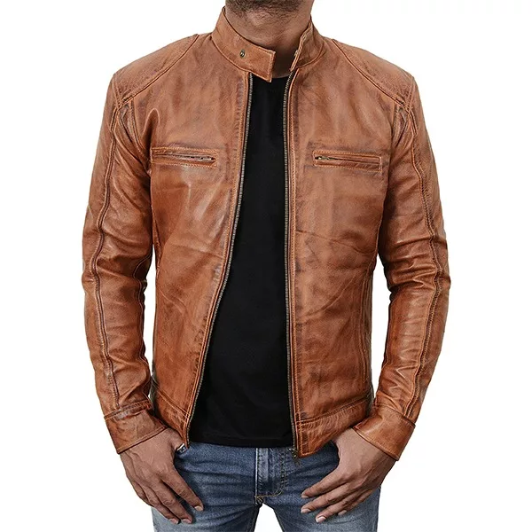 racer-vintage-brown-biker-jacket