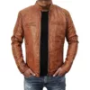 slim-fit-moto-racer-vintage-brown-jacket