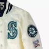 Seattle Mariners 1997 Longball white Satin Jacket
