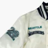 Seattle Mariners 1997 Punch Out White Satin Jacket