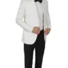 Jasper Spectre Mens White Tuxedo Dinner Jacket