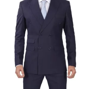 dark blue suit