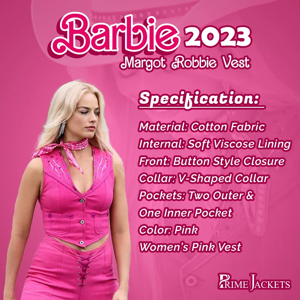 Barbie 2023 Margot Robbie Vest