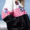 Barbie Speedway Black and Pink Jacket