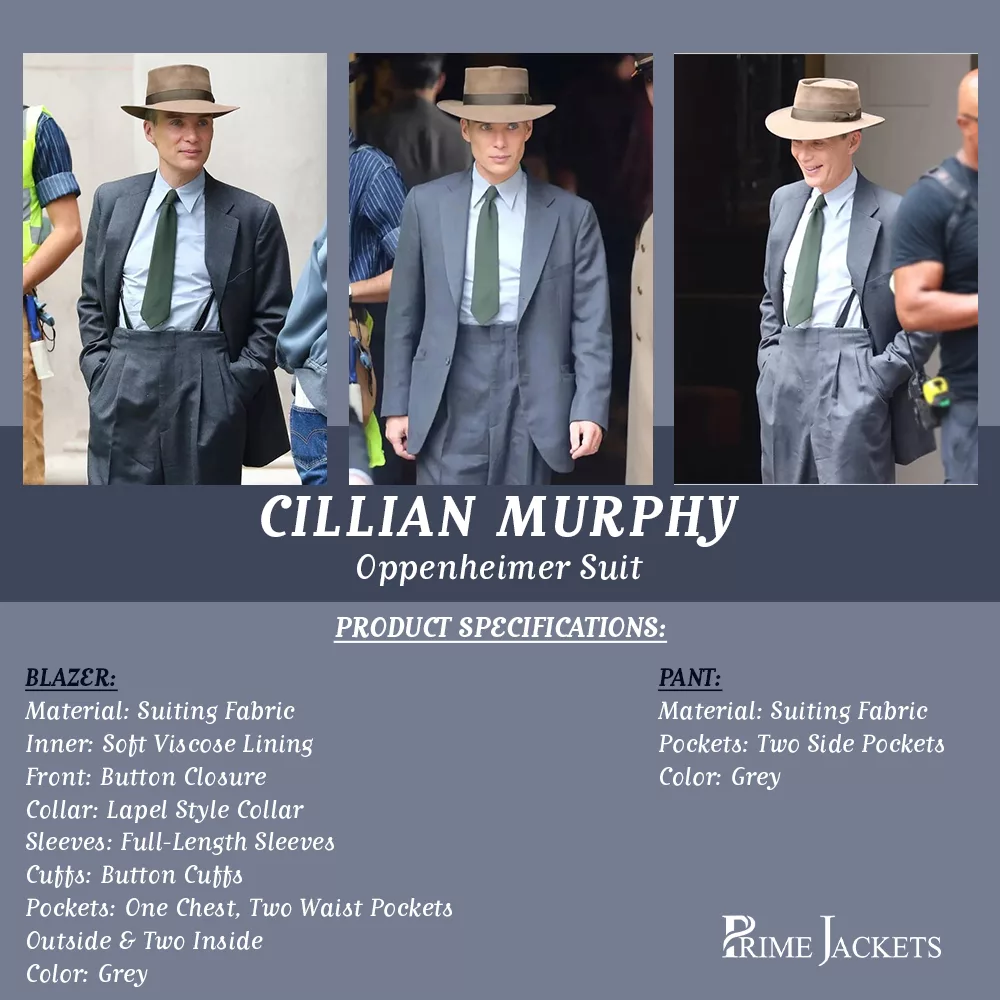 Cillian Murphy Oppenheimer Suit