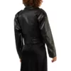 Olivia Newton John Grease Sandy Black Leather Jacket