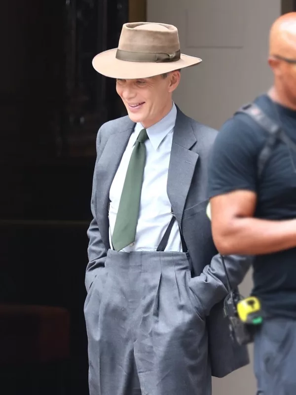 Oppenheimer 2023 Cillian Murphy Grey Suit
