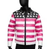 Pink Tape Lil Uzi Vert American Flag Jacket