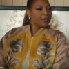 Robyn McCall The Equalizer S03 Queen Latifah Floral Yellow Bomber Jacket