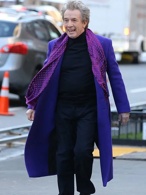 Oliver Purple Only Murders in the Building Martin Short Coat