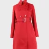Red Belted Coat