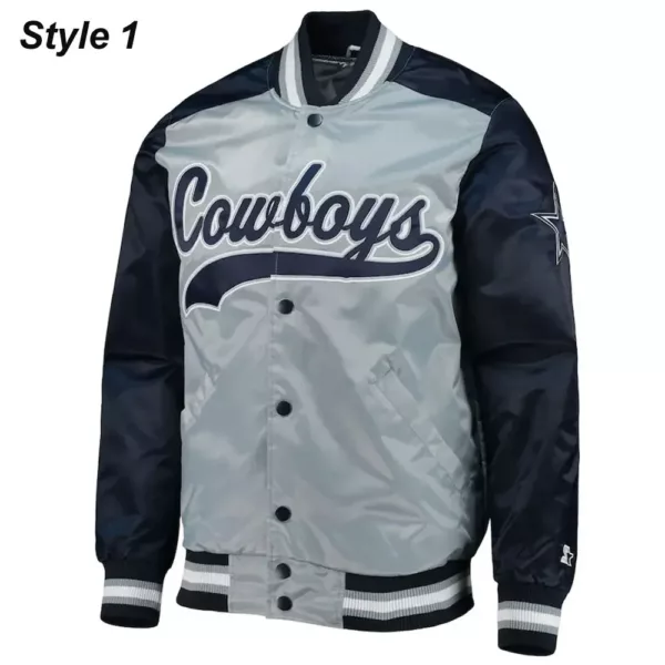 Dallas Cowboys Blue And Grey Jacket