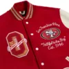 Starter San Francisco 49ers Ovo Varsity Bomber Jacket