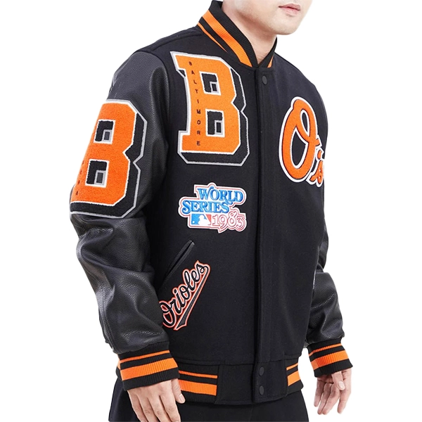 Baltimore Orioles Wool Varsity Jacket