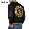 Cyborg Justice League Gotham City University Yellow Varsity Jacket