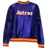 Houston Astros Blue Sequin Jacket