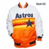 Houston White Astros Bomber Jacket