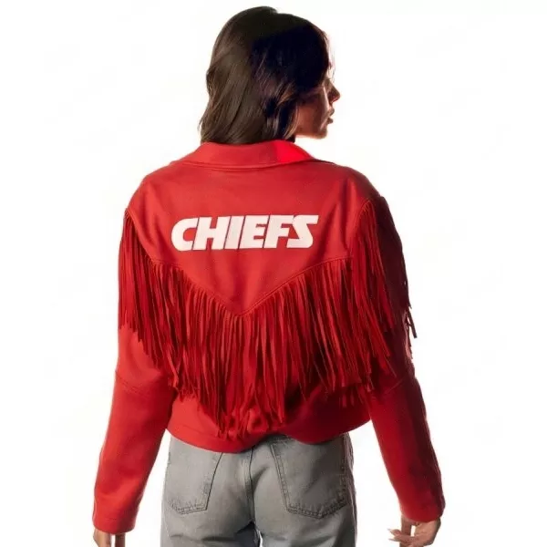 Kansas City Chiefs Red Fringe Jacket