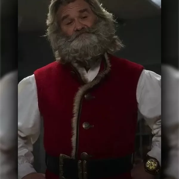 Kurt Russell Christmas Chronicles red Vest
