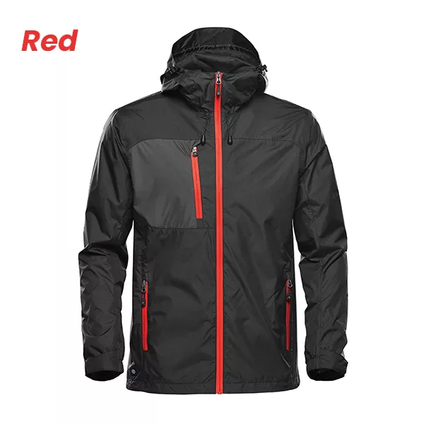 Olympia Shell Hooded Red Jacket